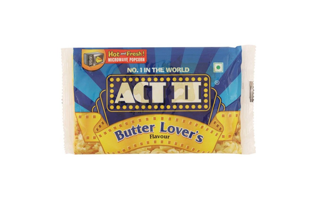 Act II Butter Lover's Flavour Popcorn   Pack  99 grams